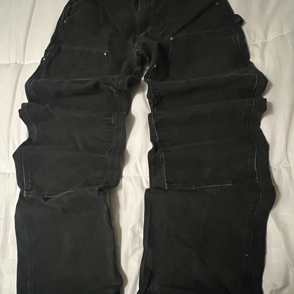 Men's Black Carthartt Pants size 33X34